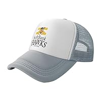 ソフトバンクホークスキャップ ホークス '47 トラッカー ネイビー ホワイトメッシュ キッズ